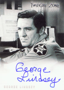 George Lindsey Autograph card