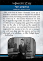 Twilight Zone - Rod Serling Edition Trading Cards