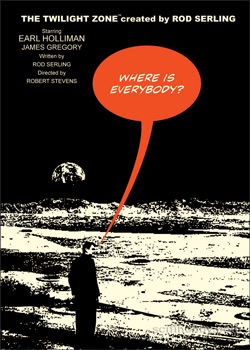 Where Is Everybody? Twilight Zone Portfolio Prints - The Serling Episode