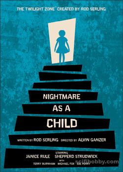 Nightmare As A Child Twilight Zone Portfolio Prints - The Serling Episode