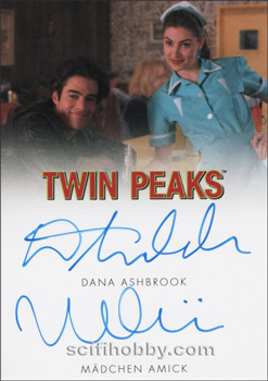 Dana Ashbrook and Madchen Amick Autograph card