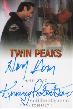 Harry Goaz and Kimmy Robertson Autograph card