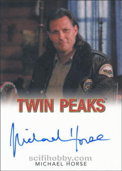 Michael Horse as Deputy Tommy Hawk Hill Autograph card