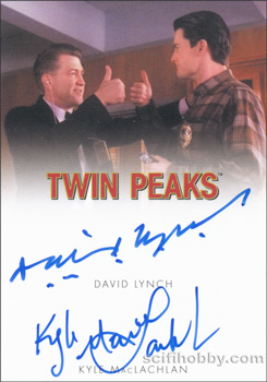 David Lynch and Kyle MacLachlan Autograph card