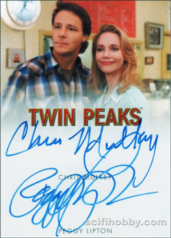 Peggy Lipton and Chris Mulkey Autograph card