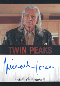 Michael Horse as Deputy Tommy Hawk Hill Autograph card