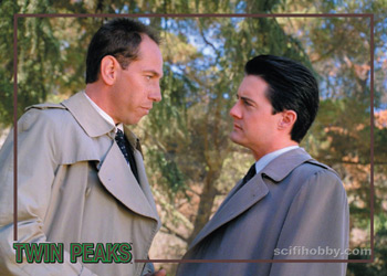 Dale Cooper and Albert Rosenfield Base card