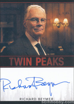 Richard Beymer as Benjamin Horne Autograph Card Archive Box Exclusive Card