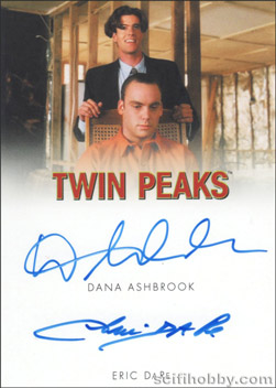 Eric Da Re and Dana Ashbrook Autograph card