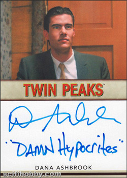 Dana Ashbrook as Bobby Briggs Autograph card