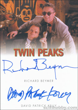 Richard Beymer and David Patrick Kelly Autograph card
