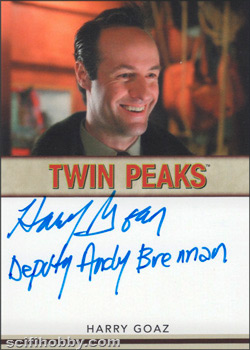 Harry Goaz as Deputy Andy Autograph card