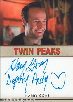 Harry Goaz as Deputy Andy Autograph card