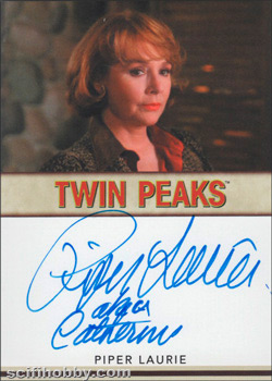 Piper Laurie as Catherine Martell Autograph card