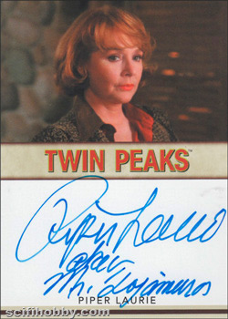 Piper Laurie as Catherine Martell Autograph card