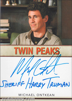 Michael Ontkean as Sheriff Harry S. Truman Autograph card