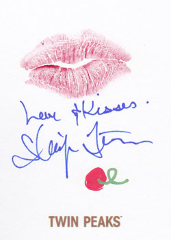 Fenn Lipstick Kiss sketch card