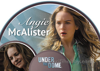 Angie McAlister Character card