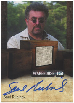 WAREHOUSE 13 SEASON 4 SAUL RUBINEK COSTUME CARD 