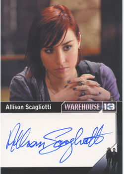 Allison Scagliotti as Claudia Donovan Autograph card
