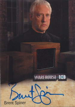 Brent Spiner as Brother Adrian Autograph Relic card