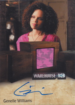 Genelle Williams as Leena Autograph Relic card
