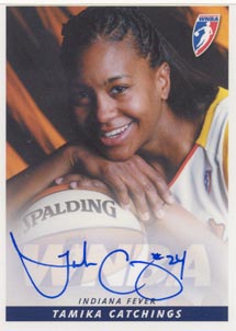 Tamika Catchings AUTOGRAPH card