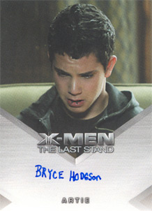 Bryce Hodgson as Artie Autograph card