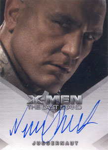 Vinnie Jones as Cain Marko/Juggernaut Autograph card