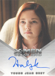 Haley Ramm as Young Jean Grey Autograph card