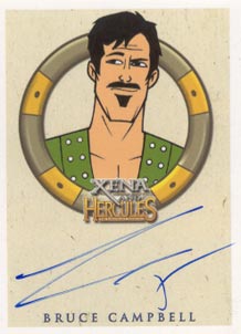 Bruce Campbell as Autolycus Autograph card