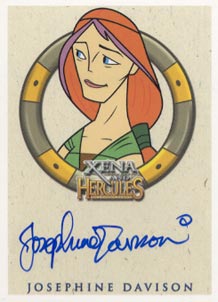 Josephine Davison as Alcmene Autograph card