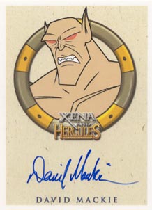 David Mackie as Porphyrion Autograph card