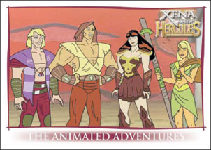 Hercules Xena X4 Amarice original artwork John Czop insert trading card 