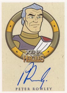 Peter Rowley as Zeus Autograph card
