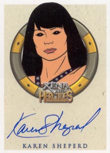 Karen Sheperd as Enforcer Autograph card