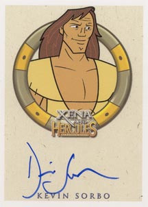 Kevin Sorbo as Hercules Autograph card