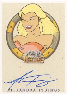 Alexandra Tydings as Aphrodite Autograph card