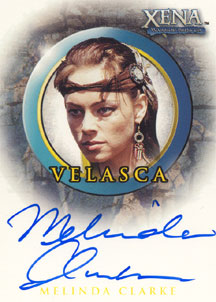 Melinda Clarke as Velesca Autograph card