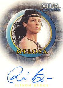 Alison Bruce as Melosa Autograph card