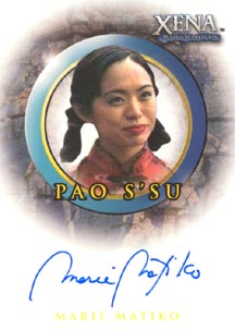 Marie Matiko as Pao S'su Autograph card