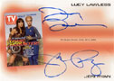 Lucy Lawless-Jeri Ryan Dual Autograph TV Guide Card