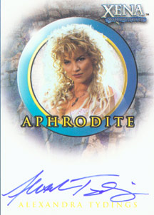 Alexandra Tydings Autograph card
