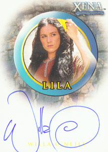 Willa O'Neill Autograph card