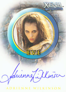 Adrienne Wilkinson Autograph card