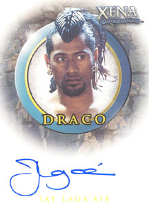 Jay Laga'aia as Draco Autograph card