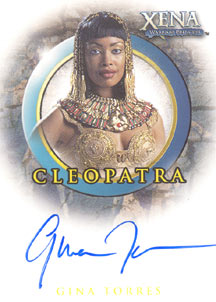 Gina Torres as Cleopatra Autograph card